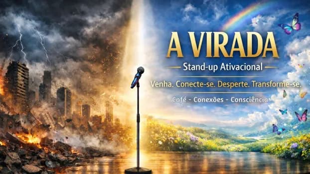 Imagem do A VIRADA Stand-Up Ativacional| Conduzido por Gustavo Hohendorff | Doutor em Educação Comportamental