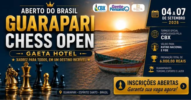 Imagem do Aberto do Brasil Guarapari Chess Open Gaeta Hotel