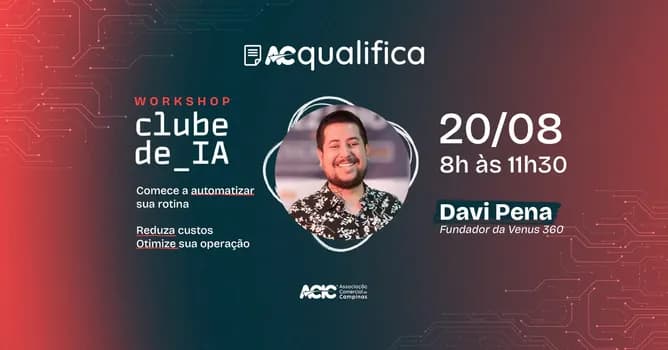 Imagem do AC Qualifica 2026 - Agosto| Clube de IA