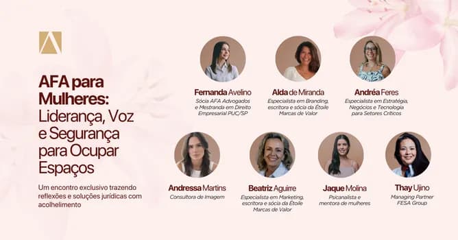 Imagem do AFA Para Mulheres: Liderança, Voz e Segurança para Ocupar Espaços