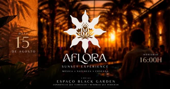 Imagem do AFLORA sunset experience