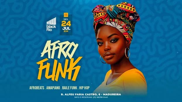 Imagem do AFROFUNK : Afrobeats, Funk, Hip Hop