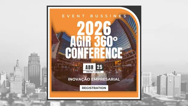 Imagem do Agir 360° Conference: Transforme Seu Negócio e Sua Liderança!