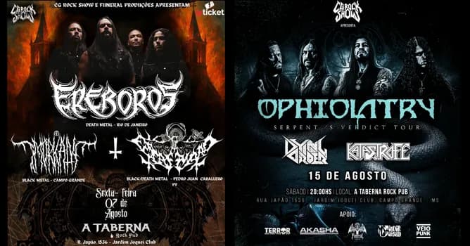 Imagem do AGOSTO EXTREMO NA TABERNA ROCK PUB