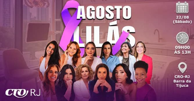 Imagem do Agosto Lilás