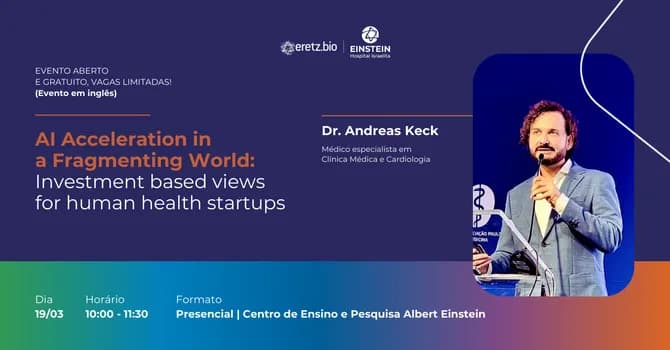 Imagem do AI Acceleration in a Fragmenting World: Investment based views for human health startups
