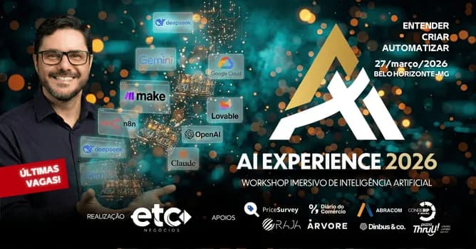 Imagem do AI Experience 2026 - Workshop Imersivo de Inteligência Artificial