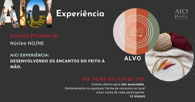 Imagem do AICI Experiência - Desenvolvendo os encantos do feito à mão