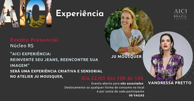 Imagem do AICI EXPERIÊNCIA: Reinvente Seu Jeans, Reencontre Sua Imagem