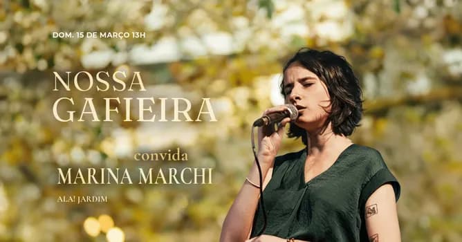 Imagem do ALA! APRESENTA NOSSA GAFIEIRA CONVIDA MARINA MARCHI