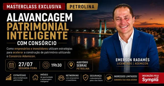 Imagem do ALAVANCAGEM PATRIMONIAL COM CONSÓRCIO - PETROLINA