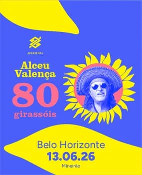Imagem do ALCEU VALENÇA | TURNÊ 80 GIRASSÓIS - BELO HORIZONTE / BANCO DO BRASIL