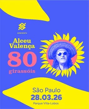 Imagem do ALCEU VALENÇA | TURNÊ 80 GIRASSÓIS - SÃO PAULO / BANCO DO BRASIL
