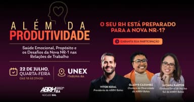 Além da Produtividade - ABRH Bahia Núcleo Sul em Itabuna