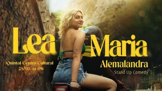 Imagem do ALEMALANDRA: STAND UP COMEDY COM LEA MARIA EM NITERÓI