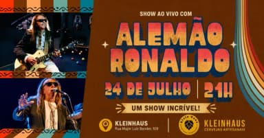 Alemão Ronaldo na Klein Haus em Novo Hamburgo