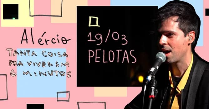 Imagem do Alércio em Pelotas/RS - Tanta coisa pra viver em 6 minutos tour RS