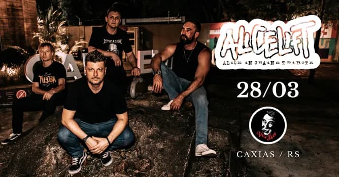 Imagem do Alicelift - tributo fiel ao som da banda Alice in Chains