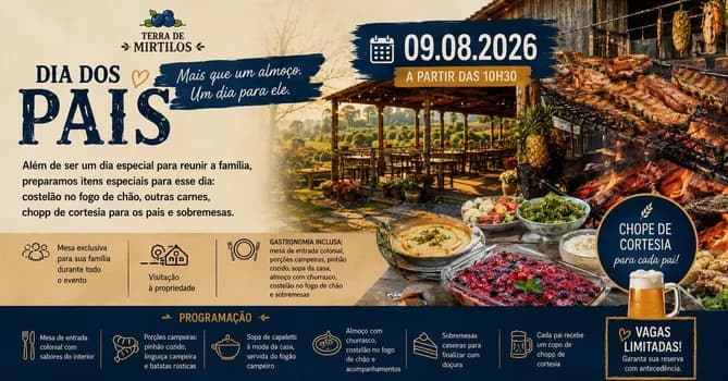 Imagem do Almoço Rural do Dia dos Pais