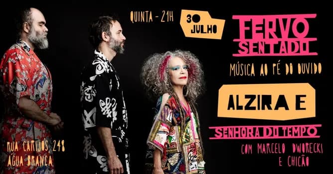 Imagem do Alzira E no FERVO Sentado