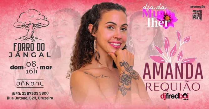 Imagem do AMANDA REQUIÃO AO VIVO - FORRÓ DO JÂNGAL - DIA DA MULHER