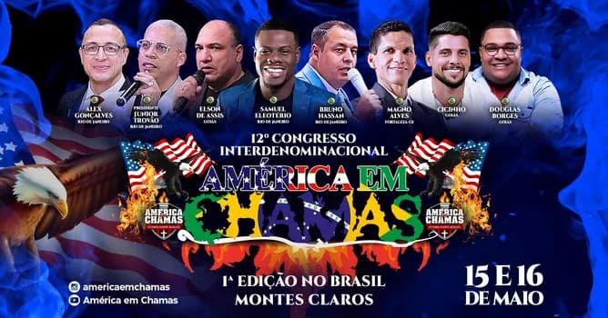 Imagem do AMÉRICA EM CHAMAS BRASIL EXTENSÃO MONTES CLAROS - MG