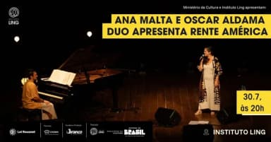 Ana Malta e Oscar Aldama Duo | Apresenta Rente América em Porto Alegre
