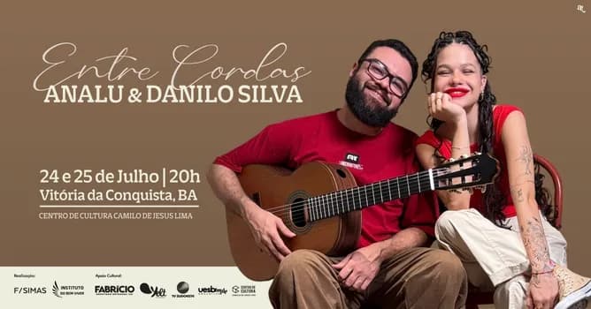 Imagem do Analu Sampaio e Danilo Silva "Entre cordas" - Ao vivo no Centro de Cultura