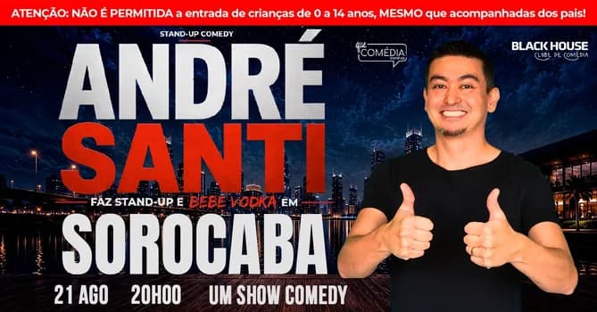 Imagem do ANDRÉ SANTI em SOROCABA - Stand up Comedy