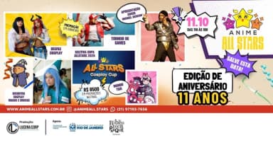 Anime All Stars 9° Edição ESPECIAL ANIVERSÁRIO em Rio de Janeiro