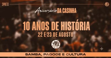 ANIVERSÁRIO 10 ANOS - 3PRETO em Belo Horizonte