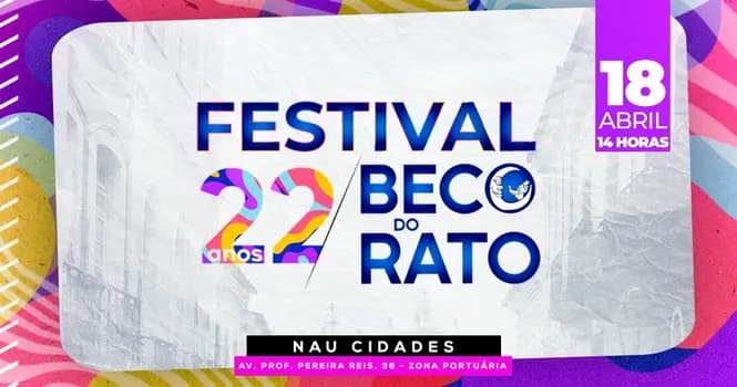 Imagem do Aniversário 22 Anos - Beco do Rato - Festival do Samba
