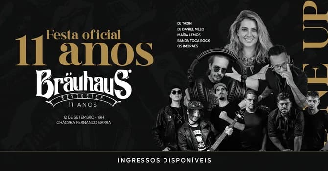 Imagem do Aniversário Brauhaus Restobier 11 Anos