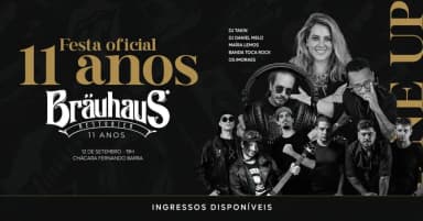 Aniversário Brauhaus Restobier 11 Anos em Aparecida de Goiânia