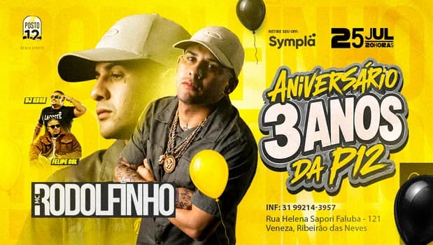 Imagem do Aniversário de 3 anos da P12