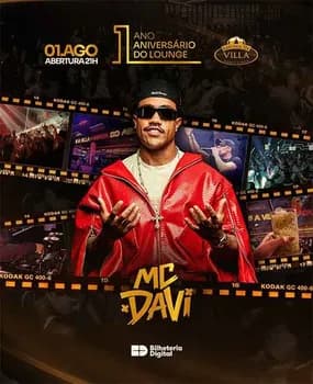 ANIVERSÁRIO DO LOUNGE COM MC DAVI em São Bernardo do Campo