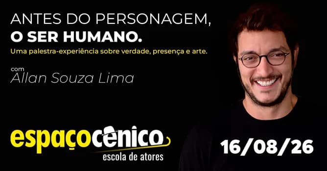 Imagem do ANTES DO PERSONAGEM, O SER HUMANO - Allan Souza Lima