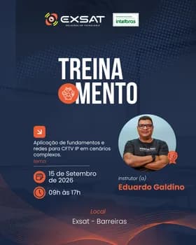 APLICAÇÃO DE FUNDAMENTOS E REDES PARA CFTV IP EM CENÁRIOS COMPLEXOS em Barreiras