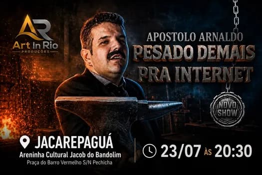 Imagem do Apóstolo Arnaldo em Pesado Demais pra Internet - JACAREPAGUÁ