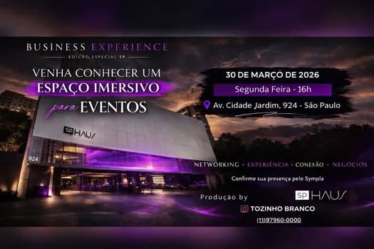 Imagem do APRESENTAÇÃO ESPAÇO SP HAUS e SALA IMERSIVA para AGÊNCIAS de PROMOÇÕES e EVENTOS - 30/Mar - 2a F