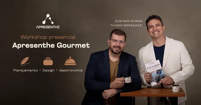 Imagem do Apresenthe Gourmet AGOSTO 2026: Planejamento + Design + Gastronomia