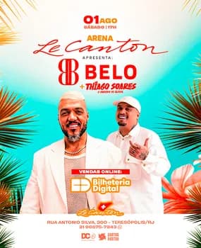 Arena Le Canton show com Belo & Thiago Soares em Teresópolis