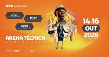 Arena Técnica Construlev 2026 em São Paulo