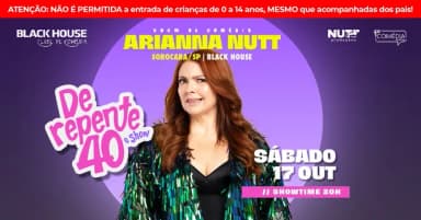 ARIANNA NUTT em SOROCABA - Stand up Comedy em Sorocaba