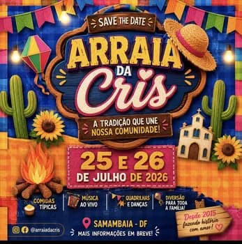 ARRAIÁ DA CRIS - 2026 em Brasília