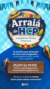 Arraiá do HCP em Primavera do Leste
