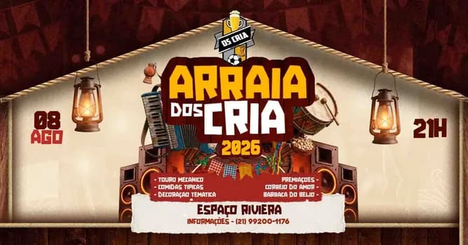 Imagem do ARRAIÁ DOS CRIA 2026