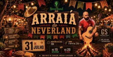 Arraiá Neverland em Cotia