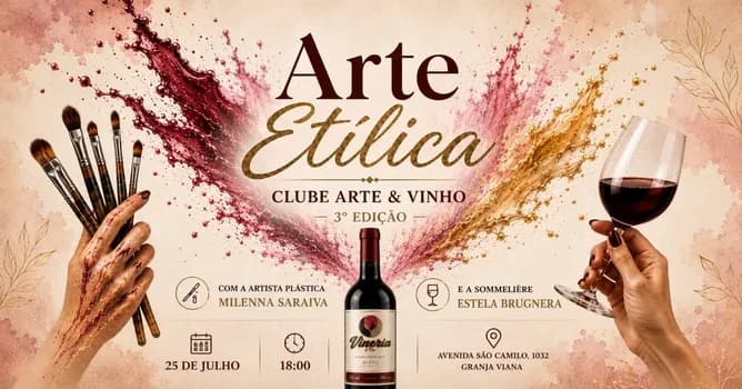 Imagem do Arte Etílica, Onde o Vinho Encontra a Tela
