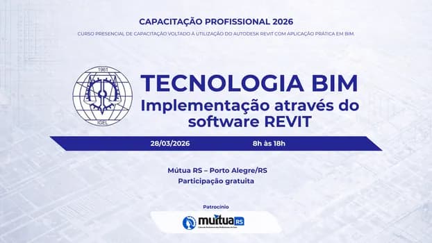 Imagem do ATIVIDADES DE IMPLEMENTAÇÃO TECNOLOGIA BIM ATRAVÉS DO SOFTWARE REVIT